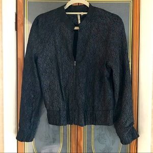 Petticoat Alley, Lace Bomber Style Jacket, Size M